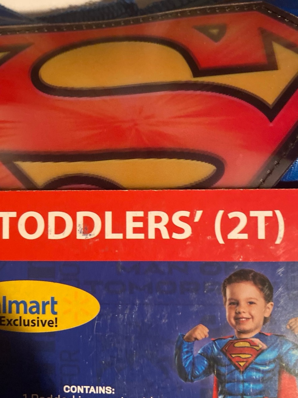Superman Toddlers boys Costume - New (2T) - Picture 4 of 5